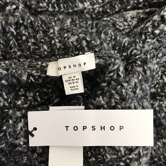 Topshop Black Chunky Knit Sweater - Picture 4 of 7